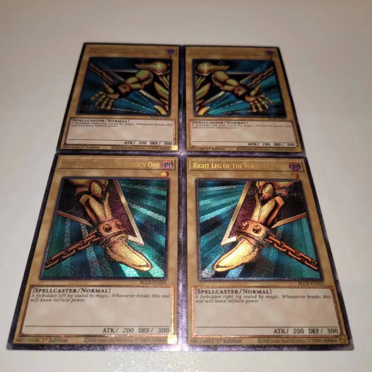 Yu-Gi-Oh UR BLCR Series/ THE Forbidden One Series Children\'s Gift Collectible Card Toys (Not Original)