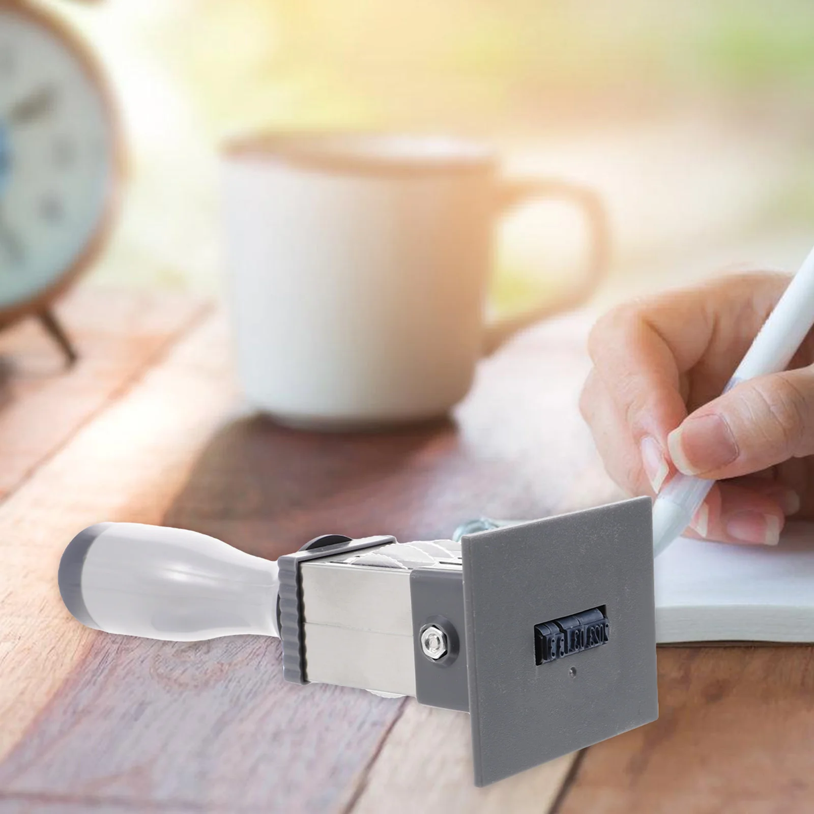 Kantoor Dag Nummer Stempel Datum Materiaal Dagelijks gebruik Stamper Handheld Multifunctioneel Tijdrollen