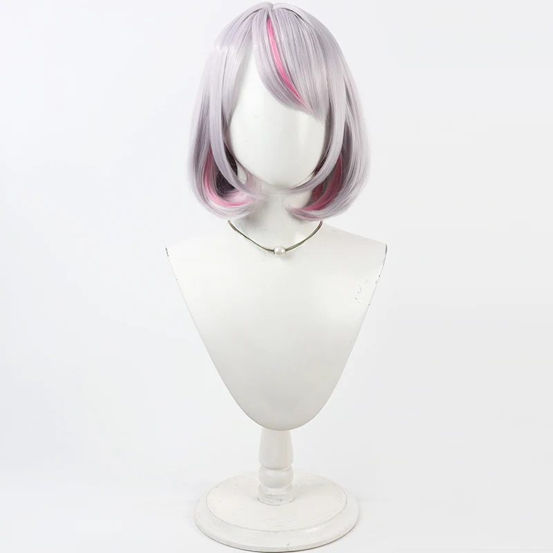 NIJISANJI Virtual YouTube Tosaki Mimi Cos Cosplay Wig Halloween Carnival Party Prop Synthetic Hair Heat Resistant Fiber +Wig Cap