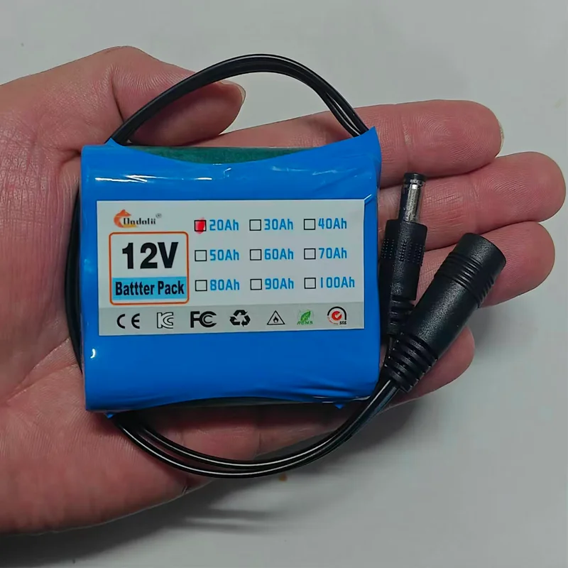 

Аккумуляторный блок 3S1P 12V 18650 на литиевых элементах для динамиков, фонарей, камер видеонаблюдения, GPS-устройств, портативного поискового светового оборудования