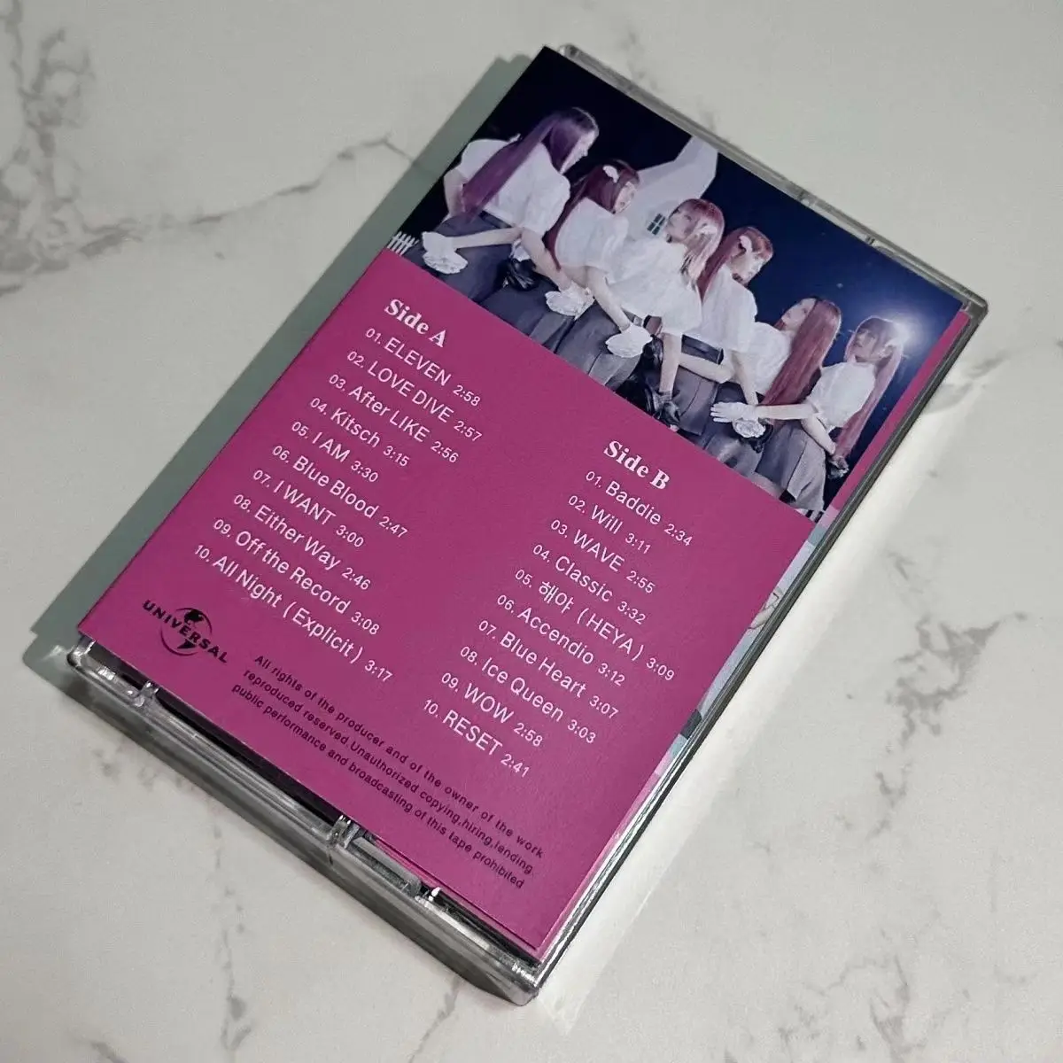 New Pop IVE Yujin Music Tape Greatest Hits Album ELEVEN Cassettes Cosplay Walkman Car Recorder Soundtracks Box Party Music Gifts