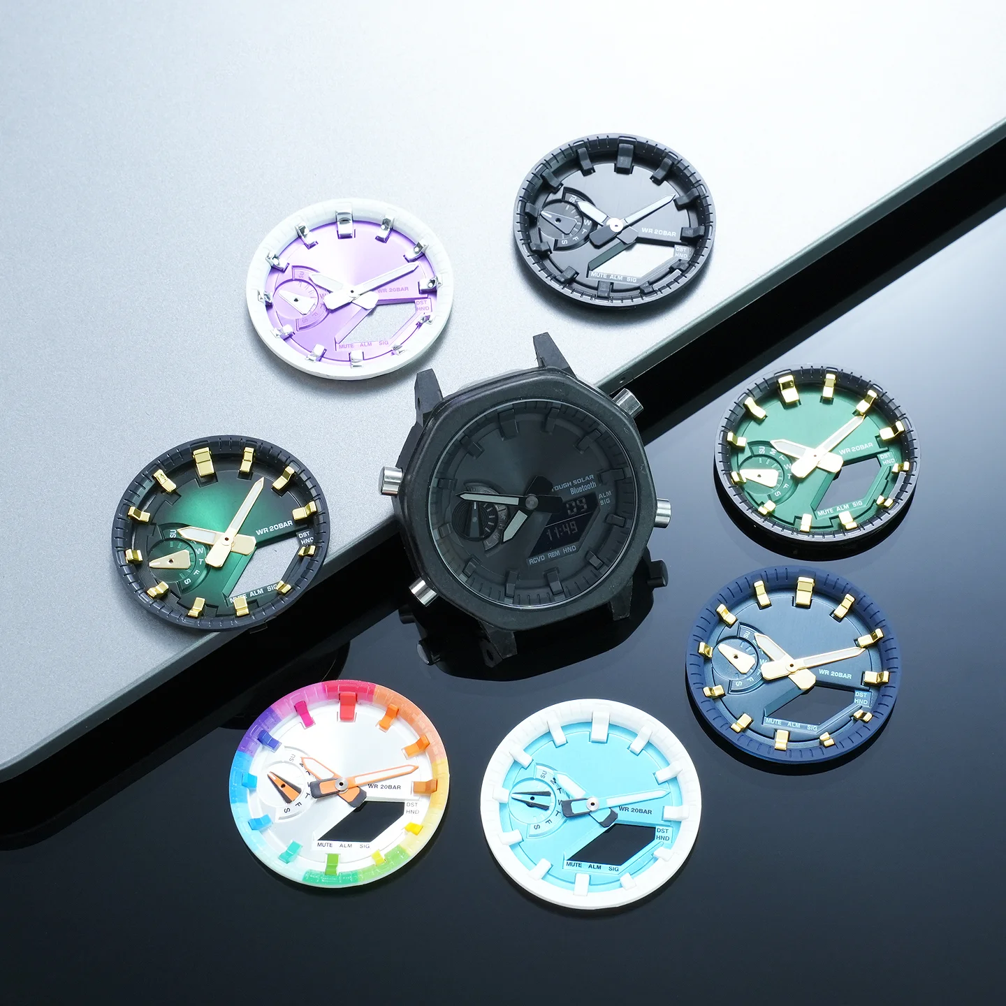 Suitable for Casio GA-2100 ga2110 dial pointer kit, GA-2110 ga-2100 scale ring watch accessories for men