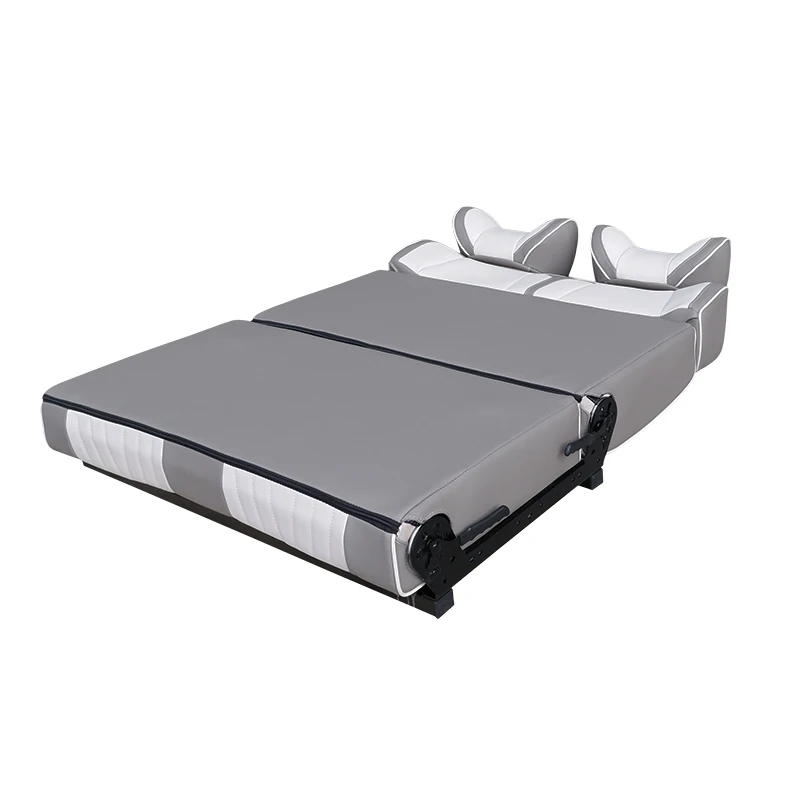 AutoLiuMa Comfort Style 2-Person RV Sofa Bed With PU Nappa Leather Breathable Design For Comfortable Sleeping