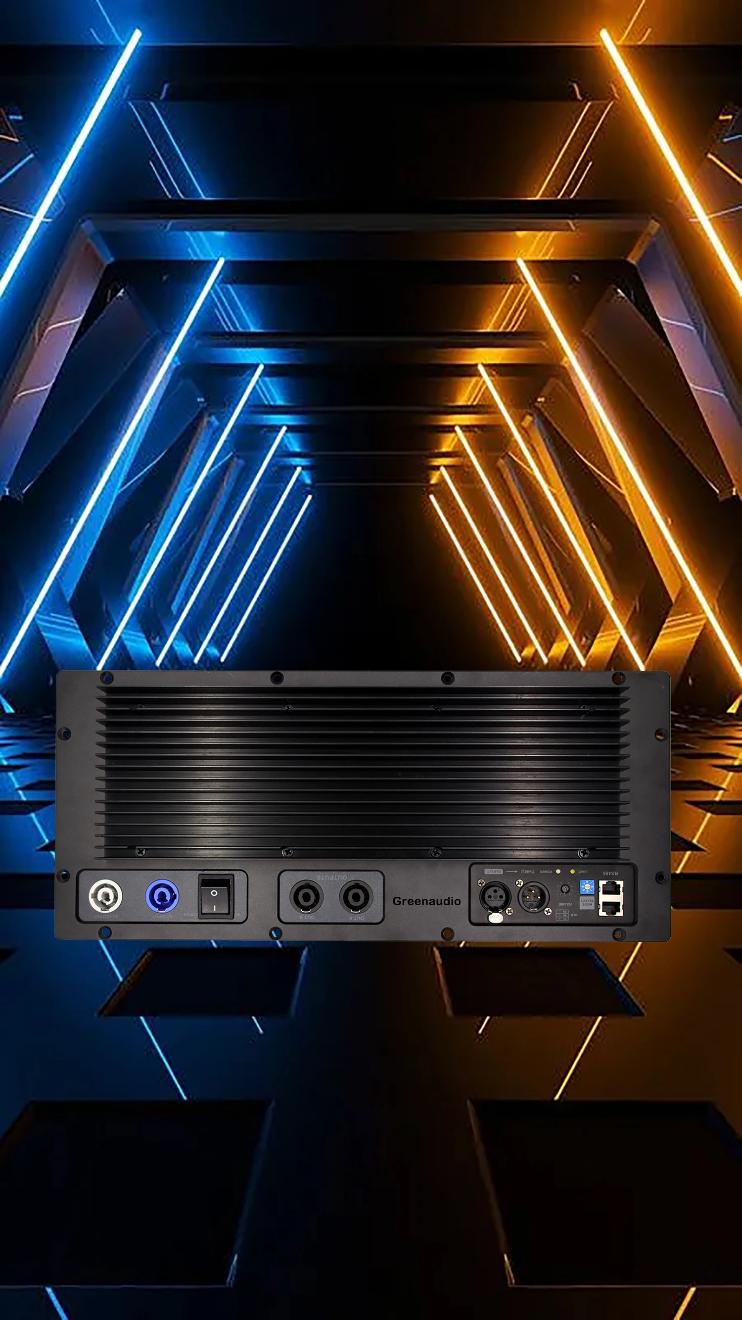 

GAP-XPO3B Digital 3 Channel Class D Amplifier Subwoofer Board DSP Module Active Power Amplifier