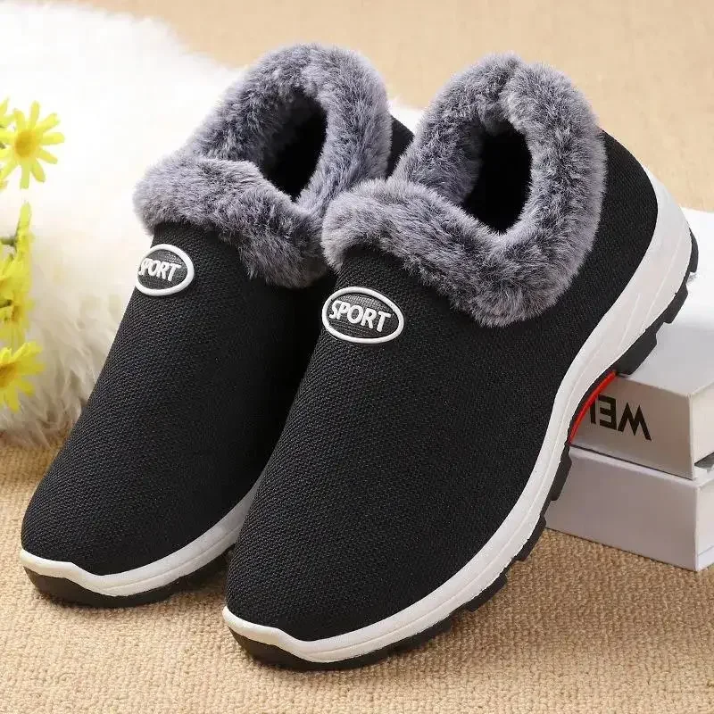 Cotton Shoes Women Winter sneakers Platform ankle boots Wedges Shoe  Comfortable Warm Short Plush female boots Botines mujer 202