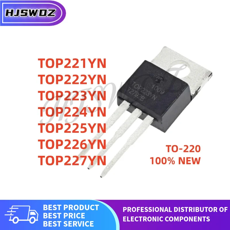 10PCS NEW TOP221YN TOP223YN TOP222YN TOP225YN TOP226YN TOP227YN TOP224YN TO-220 switching power chip