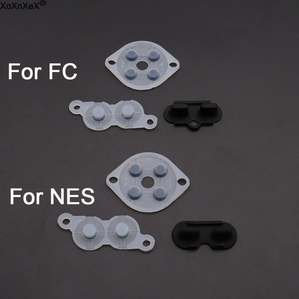 1/5/10Sets Rubber For NES US/EU JP Nintendo Famicom Conductive Adhesive Conduction Conductive Rubber A B Button D Pad For NES FC