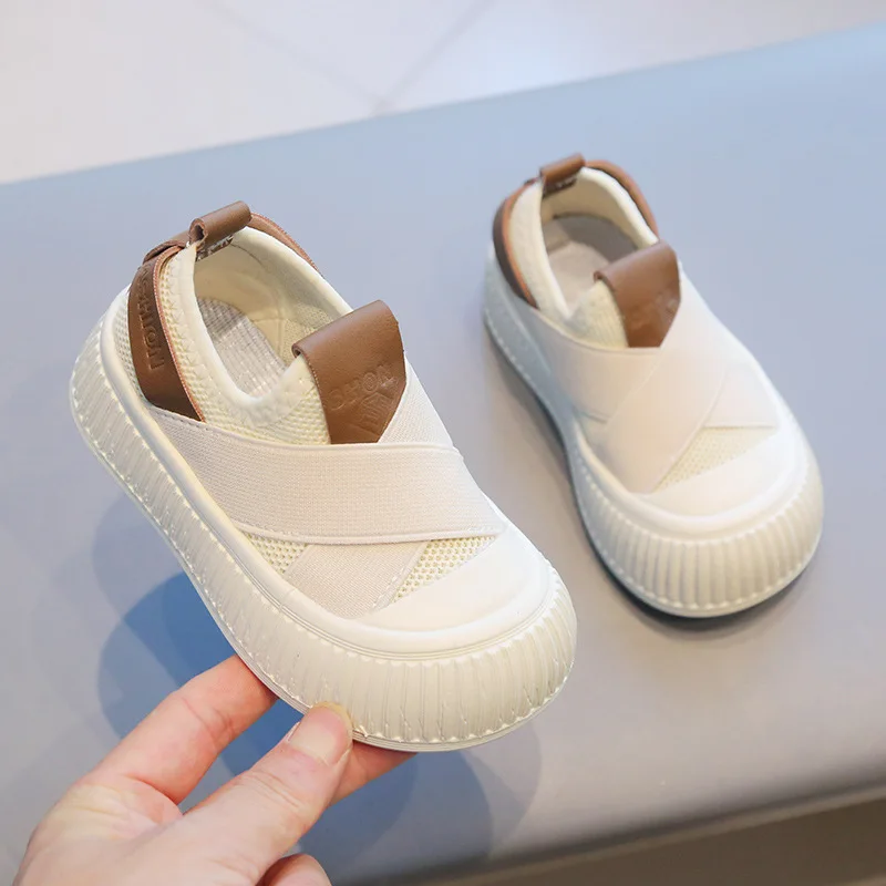 Zapatos informales de malla para niños y niñas, venta al por mayor, Otoño, novedad