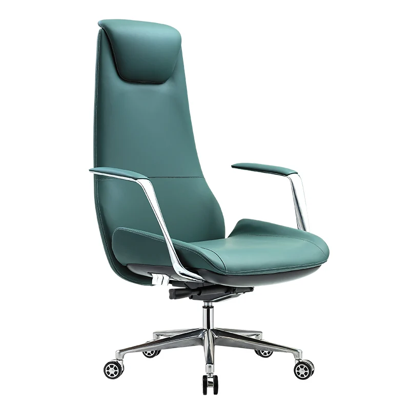 Executive Ergonomic Wheels Chair Modern Lift Luxury Leather Portable Office Chair Chaise Recliner Fotel Gamingowy Furniture