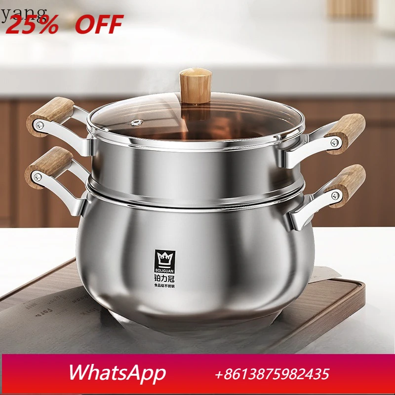 

LH stainless steel retort household food grade double layer large capacity thickened electric cooker