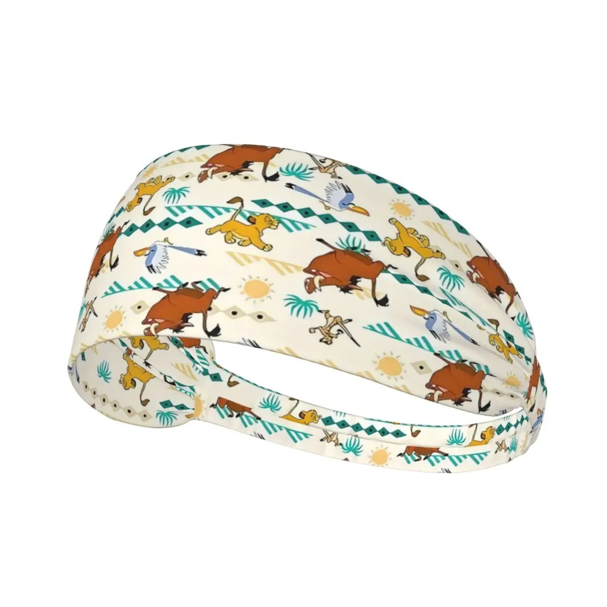 

Custom Anime The Lion King Sweatband Men Women Moisture Wicking Cartoon Kawaii Sports Headband for Cycling