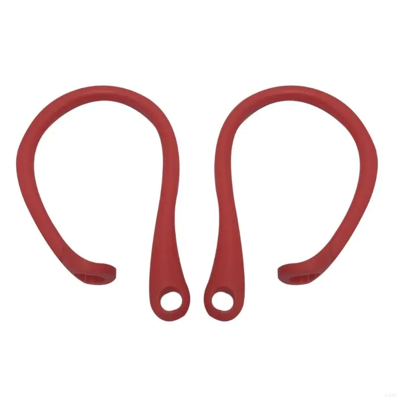 F68C Ganchos auriculares plástico blando auriculares auriculares inalámbricos Clip anti-perdidos para Apple 3