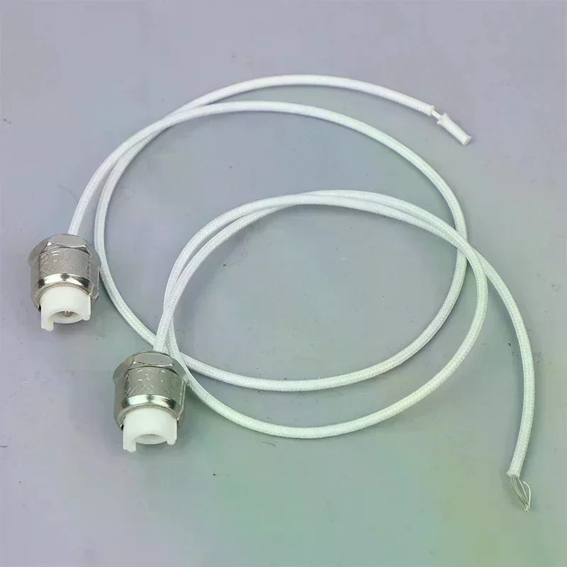 2 PCS R7S Ceramic Lamp Holder Lamp Head Lamp Tube LED Lighting Lamp Tube Heating Tube Heating Tube Test Machine Lamp Holder