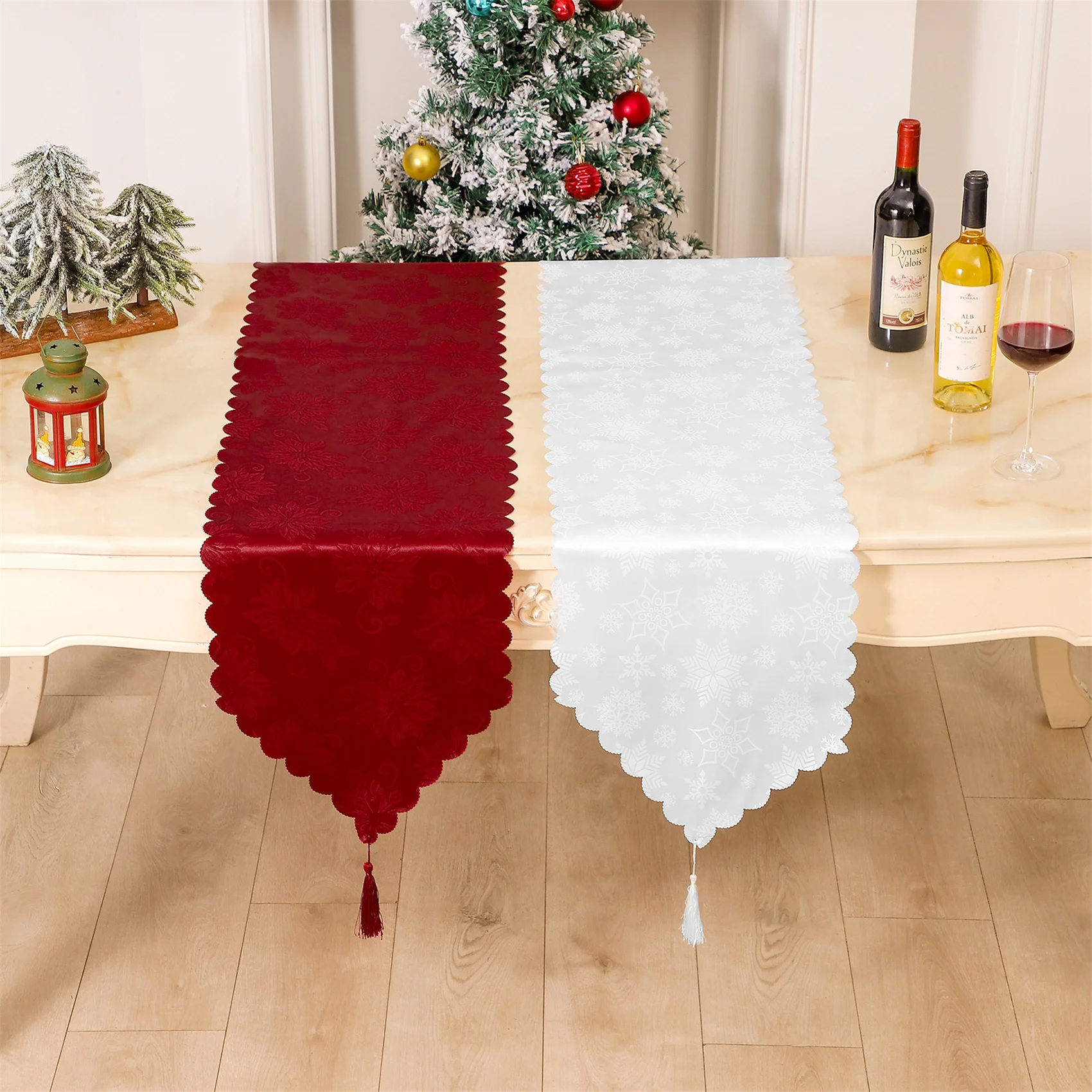 Christmas Tablecloth Merry Christmas Decorations For Home Xmas Table Flag Cover Table cloth New year