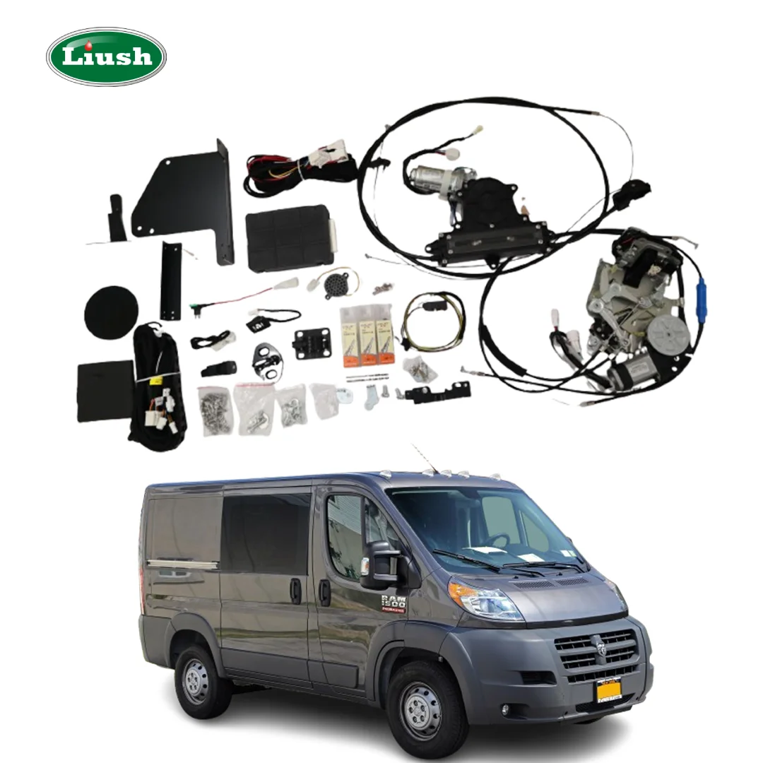 New Electric Middle Car Door For Fiat Ducato Citroen Jumper Peugeot Boxer Remote Control Sliding Car Door For Ram Promaster 2017