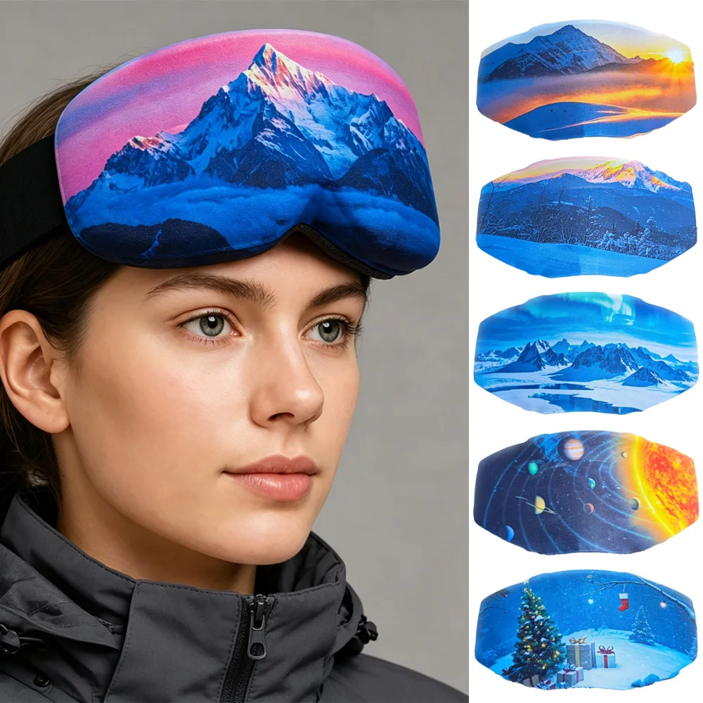 Easy‑Detach Ski Goggle Protective Sleeve, Novice Pro Skiers, Ski Snowboard Sport Protect Lens Wear‑Resistant Snow Gear