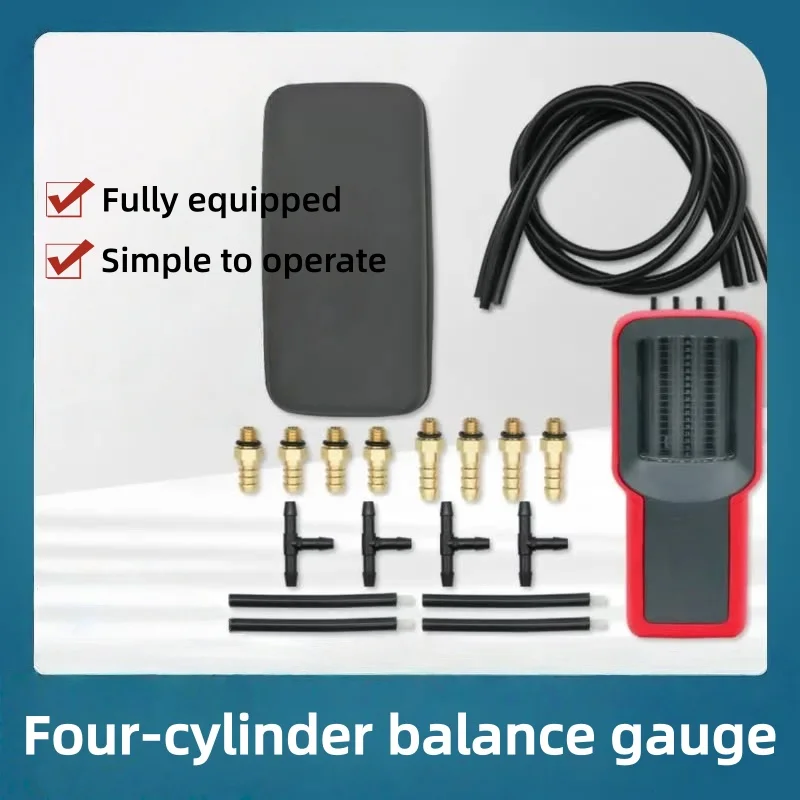 

Motorcycle Four-cylinder Balancing Instrument Carburetor Electronic Fuel Injection Double-cylinder Air Tightness Tester