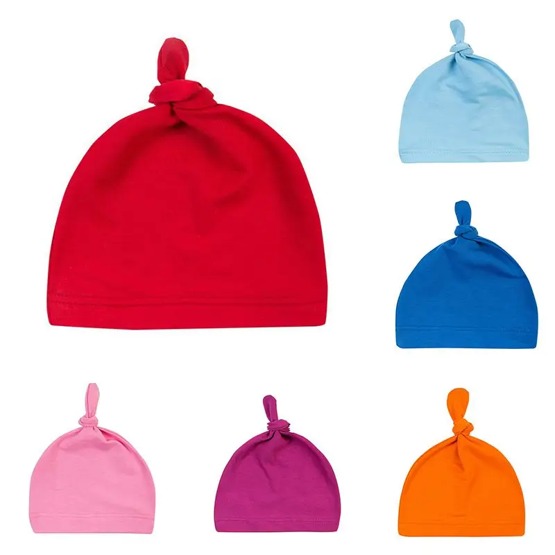 Gorro de algodón elástico suave para bebé, gorro bonito para recién nacido, accesorios de fotografía para niños y niñas