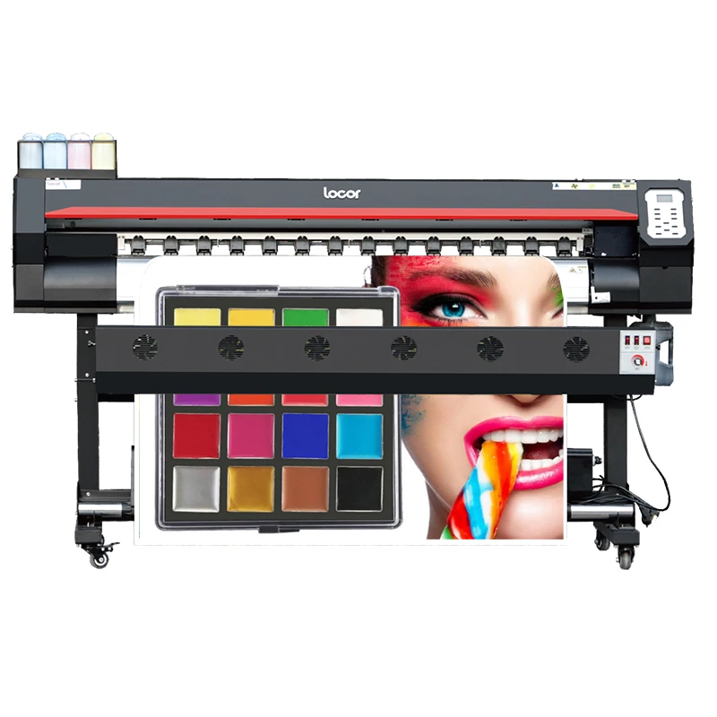 High Speed 6Ft 1.8M Large Format Printer 2 F1080 Xp600 Heads Banner Canvas Image Decal Vinyl Sticker Eco Solvent Inkjet Printer