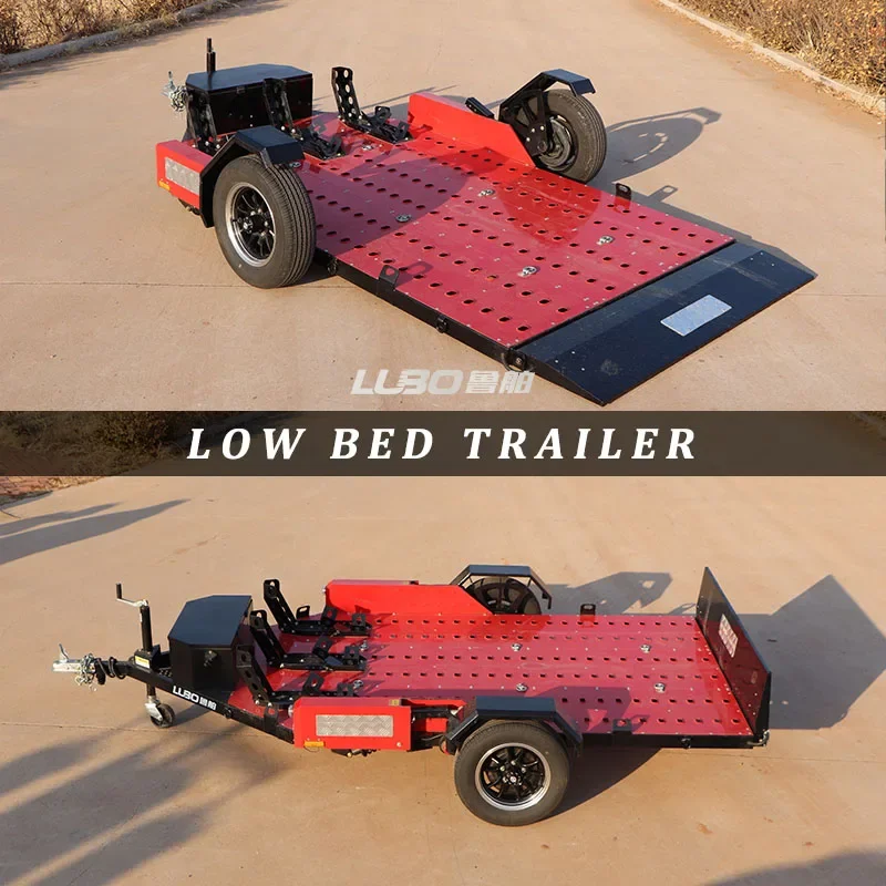 CHINA LUBO  Low Bed Trailer Motorcycle Trailer Motorbike Trailer