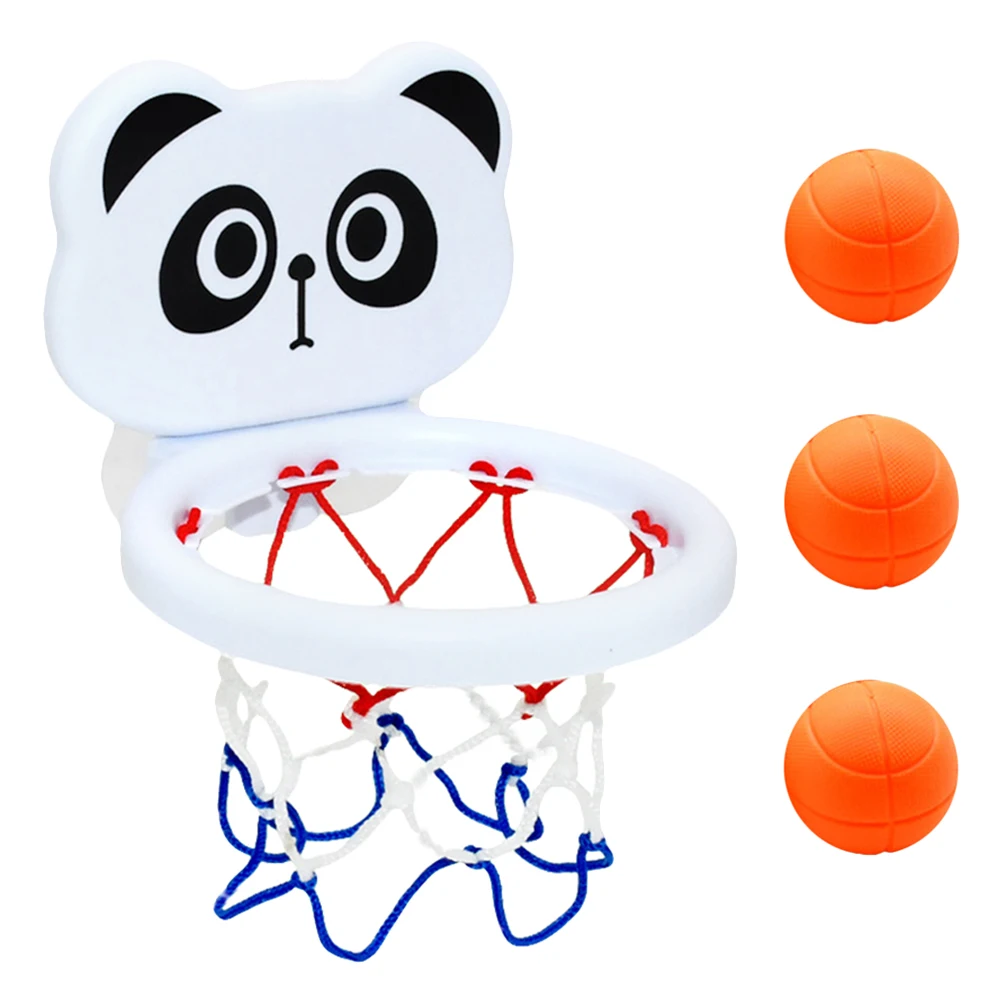 

Baby Bath Basketball Hoop Toys 3 Balls P Kids Sports Training Safe Smooth Indoor Play Bathing Toy Shower Game
