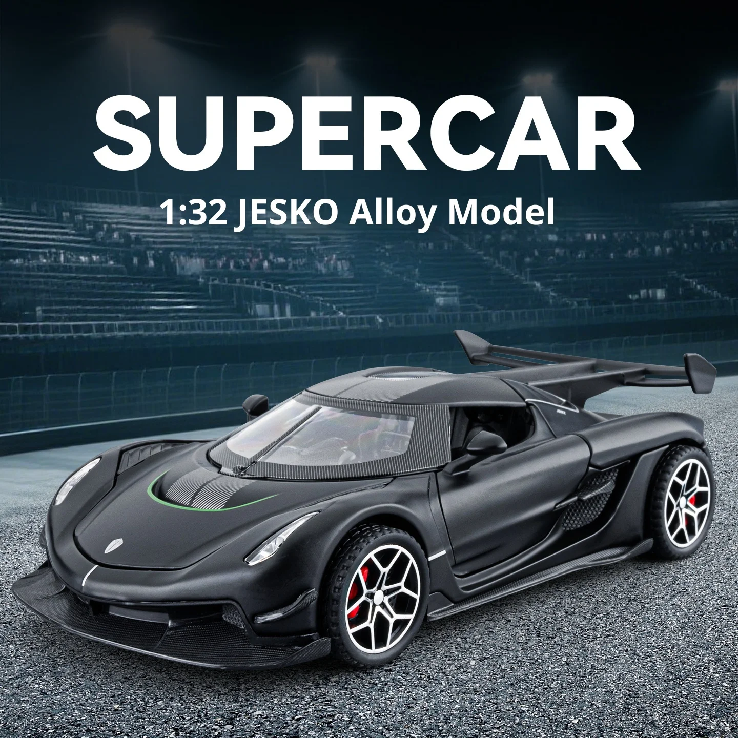

1:32 Koenigsegg jesko alloy car model children's sports car car model ornaments toy car boy gift