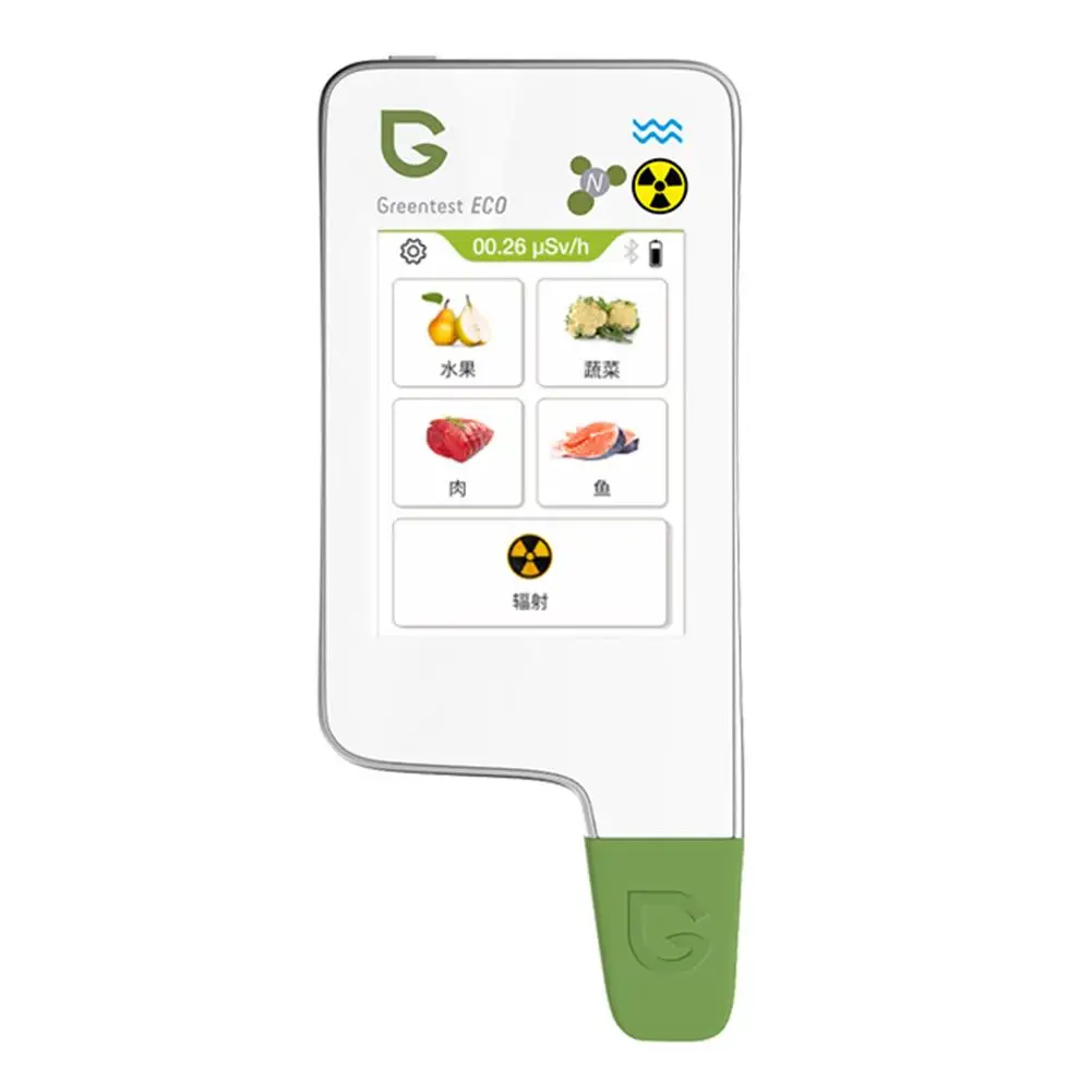 Greenest6T pantalla capacitiva para verduras, frutas, carne, pescado, nitrato, alimentos, calidad del agua y seguridad ambiental