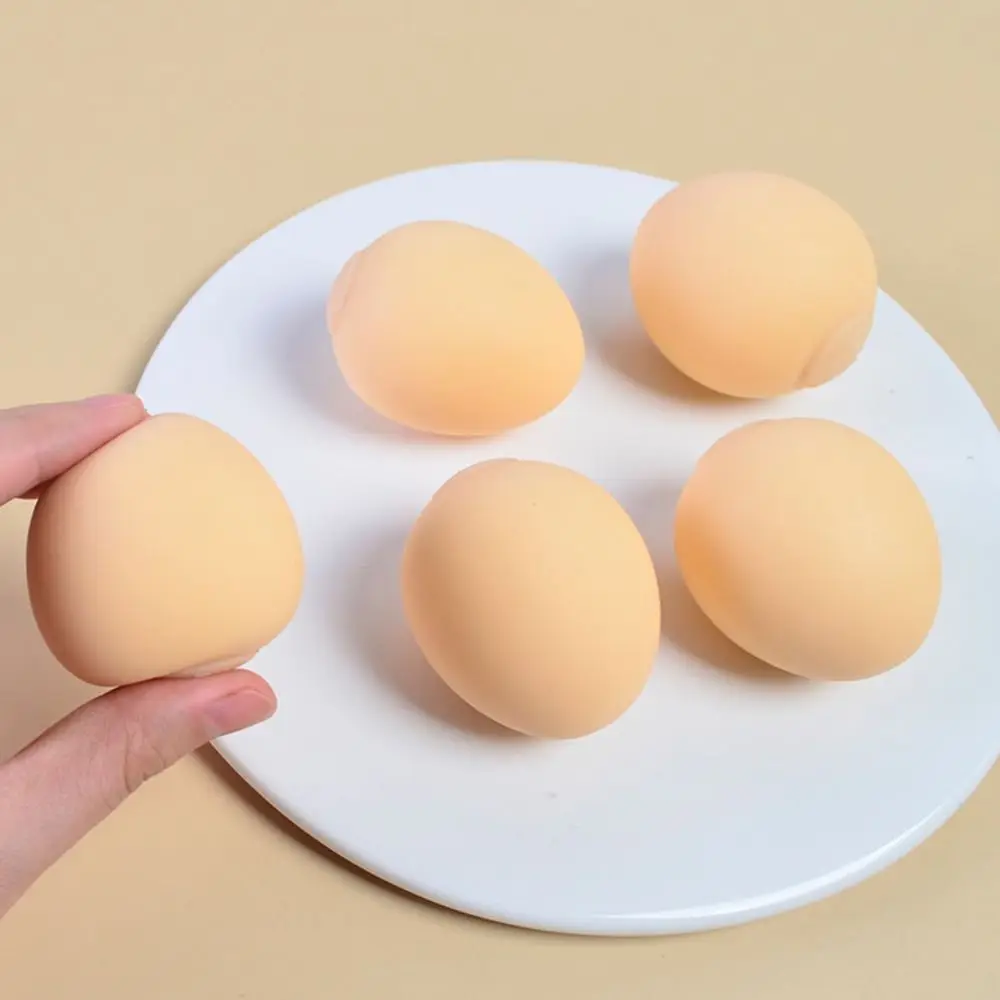 Novità a forma di uovo a lenta crescita spremere palla di rimbalzo antistress rimbalzo lento Tpr regalo di compleanno per alleviare lo stress