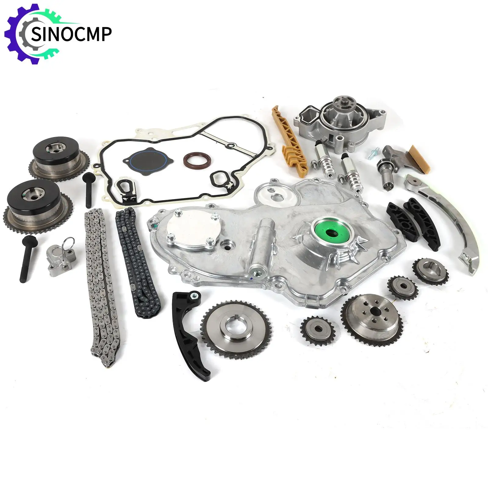 

Комплект цепи ГРМ с шестеренным водяным насосом привода селеноида VCT для Chevrolet Equinox Malibu GMC Terrain Buick Verano LaCrosse Regal