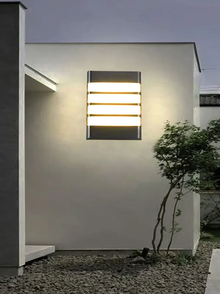 Modern Outdoor LED Wall Lamp Waterproof IP65 For Garden Aisle Balcony Entryway Wall Sconce Home Decoratioan Light Fixture Luster