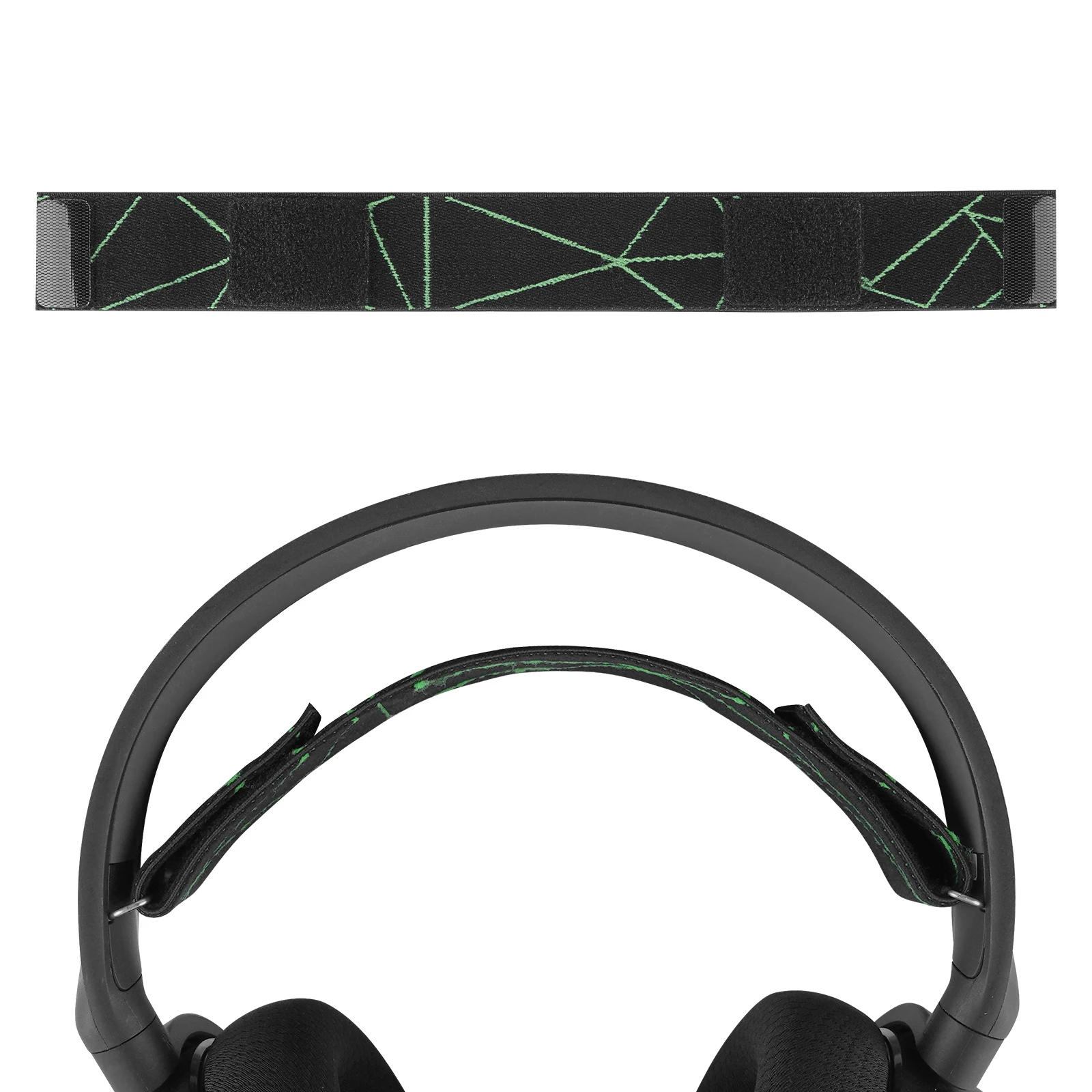 Geekria Flex Fabric Headband Pad Compatible with SteelSeries Arctis 5, Arctis 3 All-Platform Gaming, Headphones