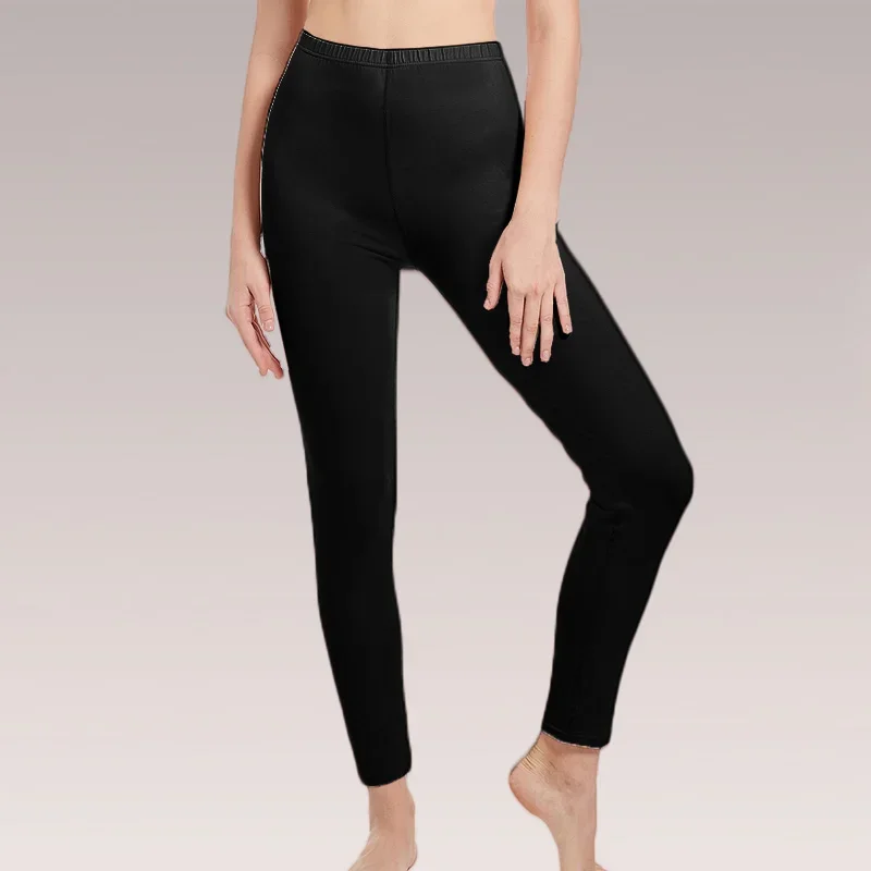 1 шт., женские теплые осенне-зимние термоштаны, узкие трусы для девочек, хлопковые брюки, женские тонкие внутренние леггинсы большого размера