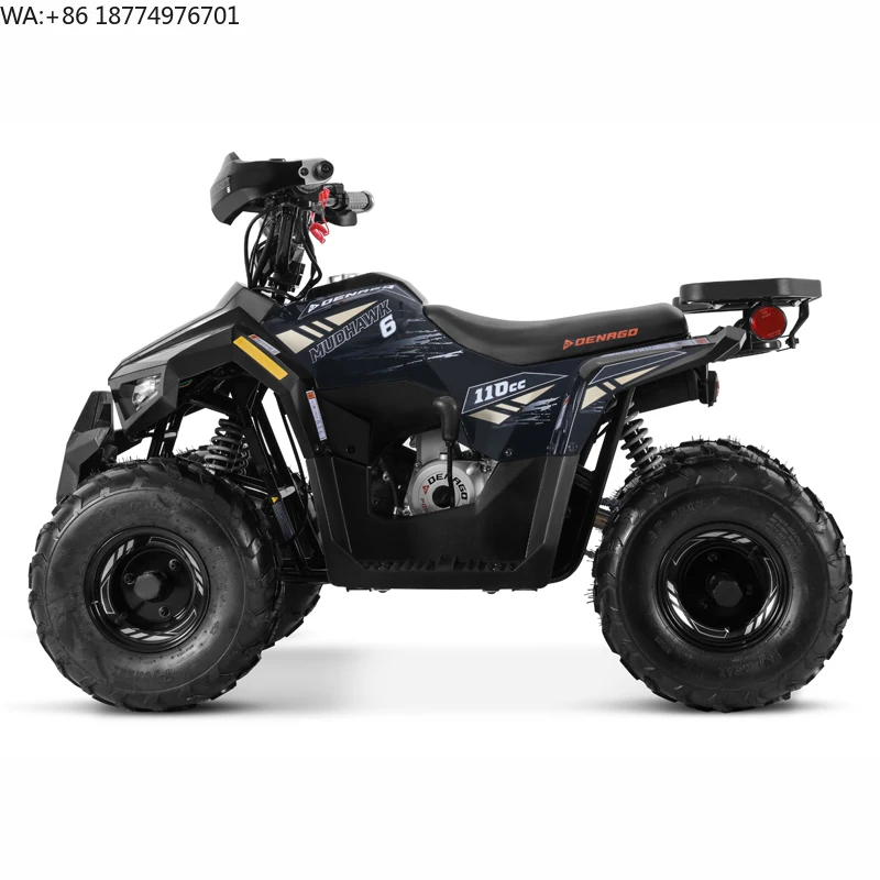 Tao Motor 2025 Nueva Cuatrimoto Automática 1+1, Cuatrimoto Económica China para Niños de 110cc con EPA CE