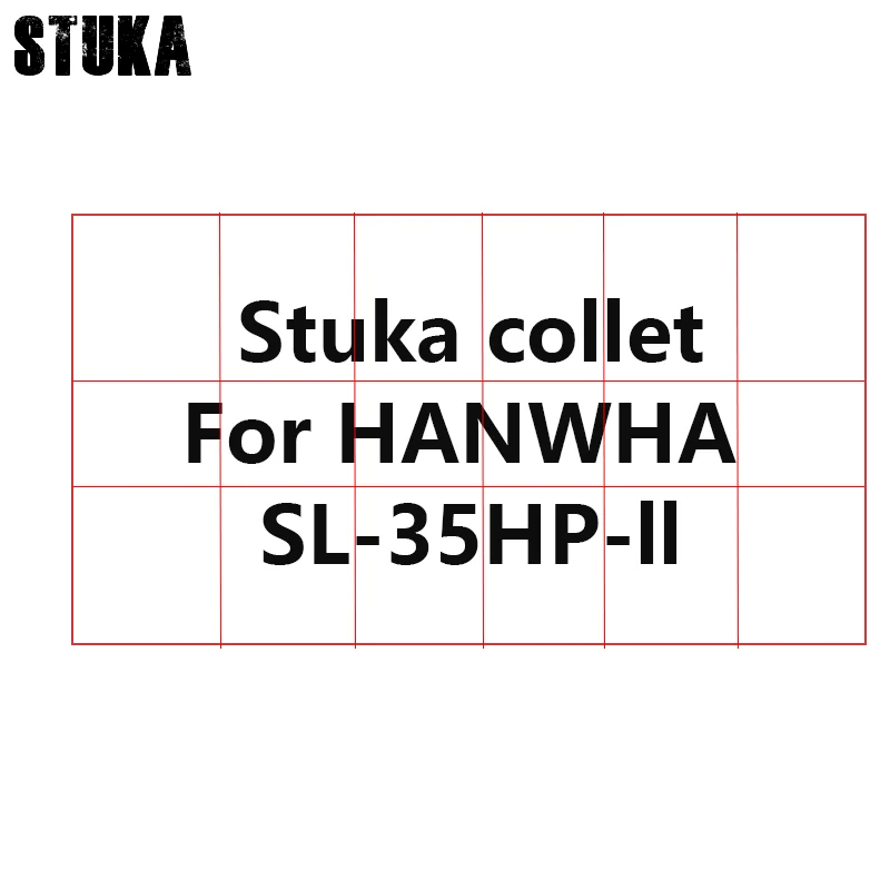 Stuka Collet For HANWHA SL-35HP-ll TF40 Collet Swiss type lathe chuck carbide Guide bush