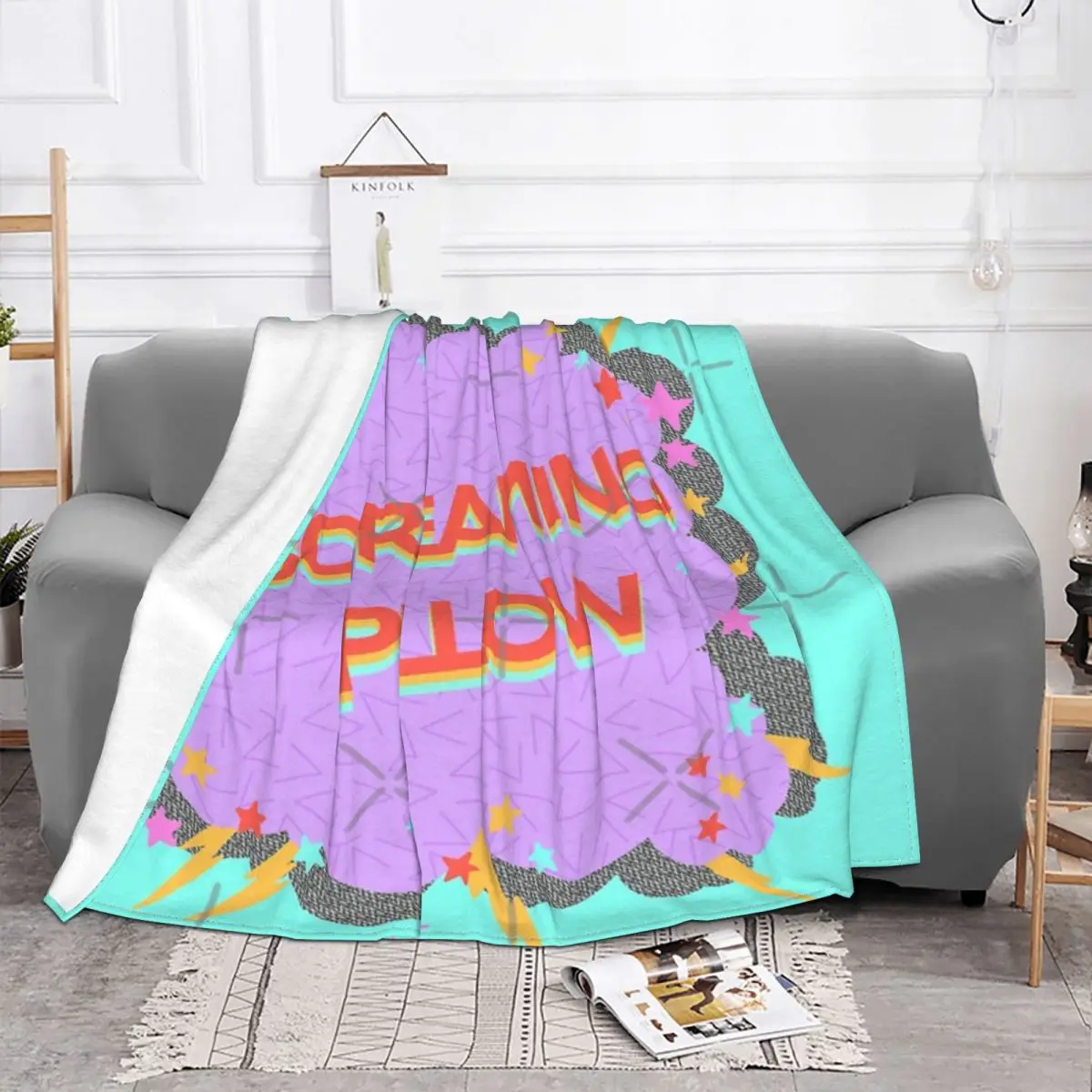 Screaming Home Bed Blanket Blankets & Throws Winter Warm Blanket Throw Blanket