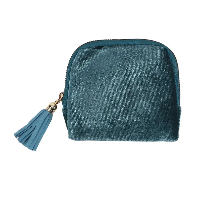 Exquisite Schmuckaufbewahrungstasche mit Quastenanhänger, Reißverschluss-Schmucktasche, große Kapazität, Reise-Kristallarmband-Aufbewahrungsbeutel – Detail 12