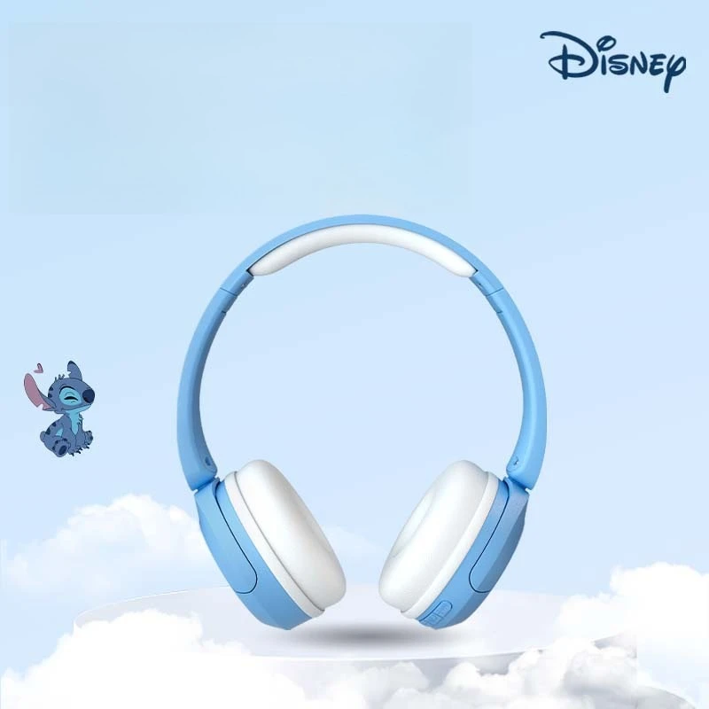 미니소의 새로운 국경 간 디즈니 귀여운 만화 Stilt 헤드 장착형 Bluetooth 귀여운 스테레오 헤드폰