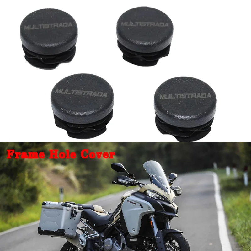 

Frame Hole Cover Caps Fit For Ducati Multistrada 1260 950 1260S 950S 2018-2021 Motorcycle Dust-proof Decorative Frame Hole Plug