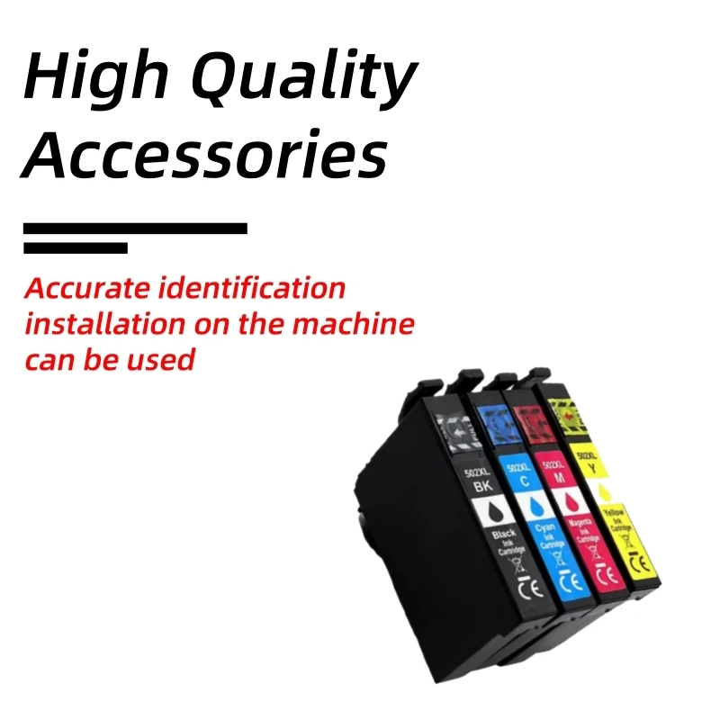 خرطوشة حبر كاملة Derisa 2Set T502XL 502 502XL مع شريحة متوافقة مع طابعات epson XP5100 xp5105 WF2860 WF2865