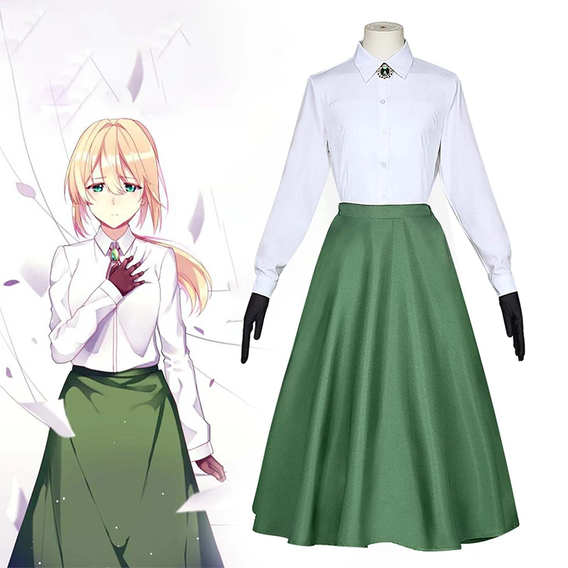 

Violet Evergarden Cosplay Costumes Ainme Role Play Uniform Halloween Christmas Carnival Dressing For Women