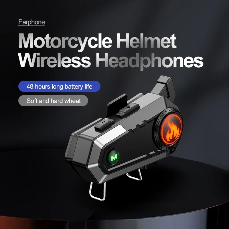 C9 خوذة دراجة نارية بلوتوث الاتصال الداخلي للتجول دراجة نارية |   سماعات رأس لراكبي الدراجات في الوقت الحقيقي بطول 500 متر