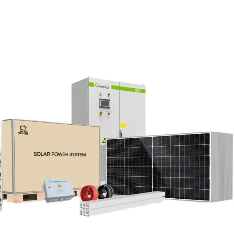SOLAR 50KW Complete Hybrid Solar Energy Storage System MPPT Lithium Home Off-grid Solar Power System Pure Sine Wave Inverter