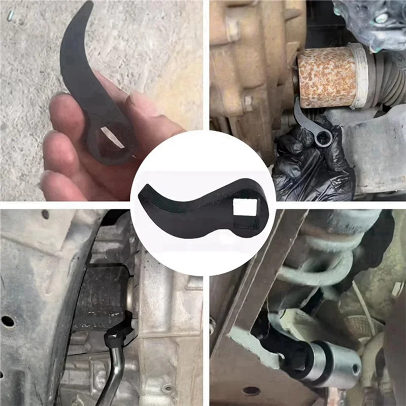 F-T 4 ชิ้น Pry Bar ประแจหัวอะแดปเตอร์, ชะแลงอะแดปเตอร์ - หัวเครื่องมือ, ครึ่งเพลากําจัดรถซ่อมเครื่องมือ Extension Bar 1/2