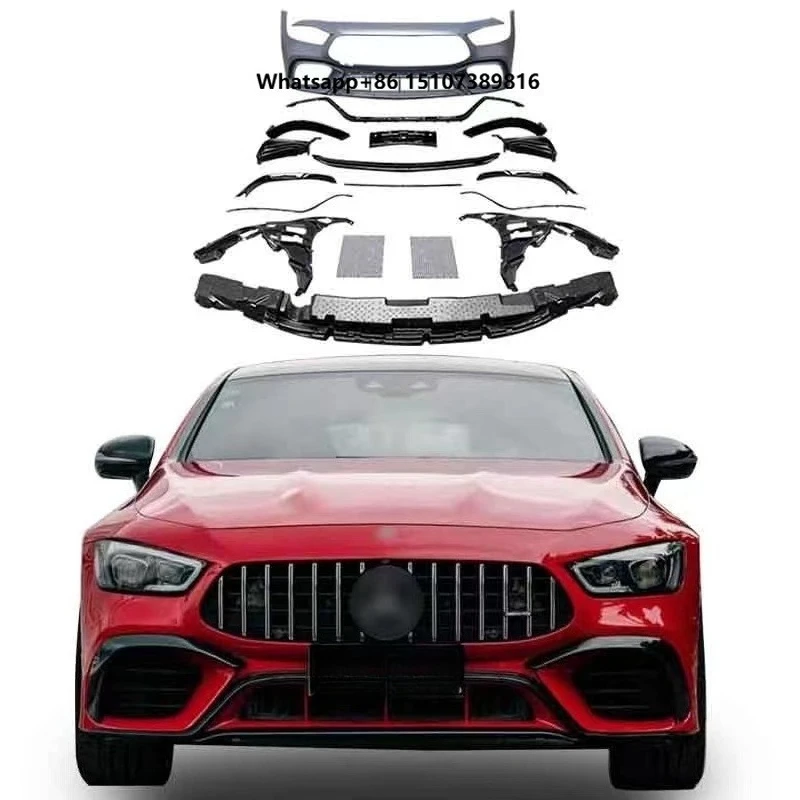 Car Bumper for GT X290 Upgrade GT63 Body Kits Front Bumper Diffuser Exhaust Pipe