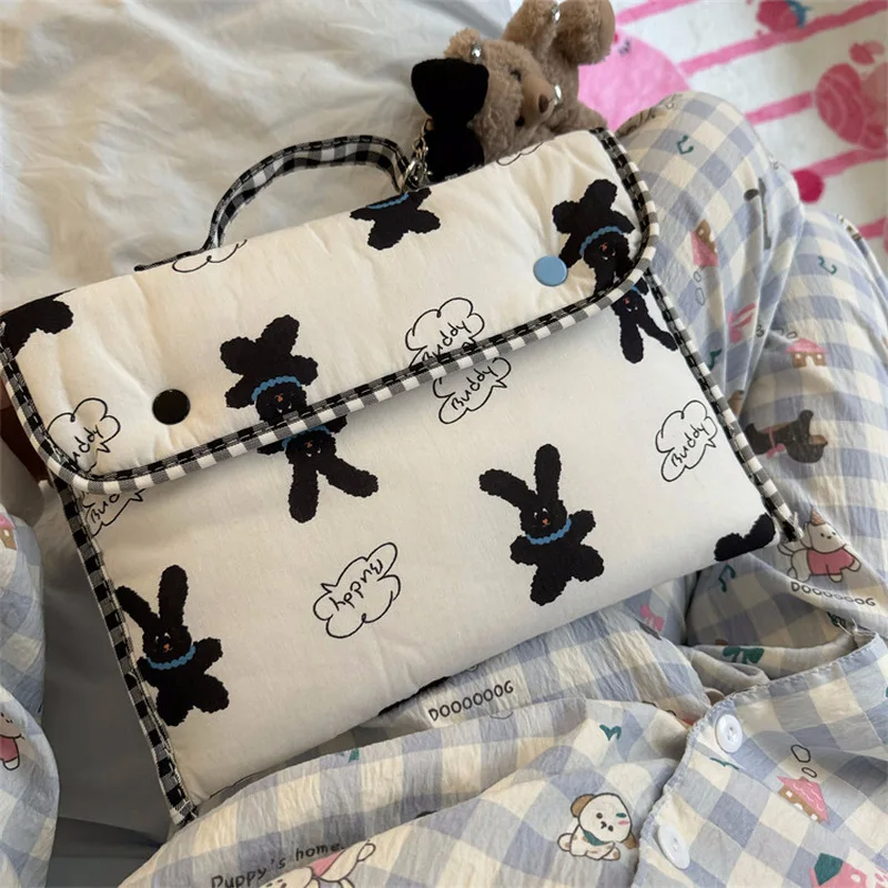 2025 New Model Ins Niche Blogger, Cute Rabbit Pattern, 11/13 Inches, Tablet Laptop Storage Inner Bag