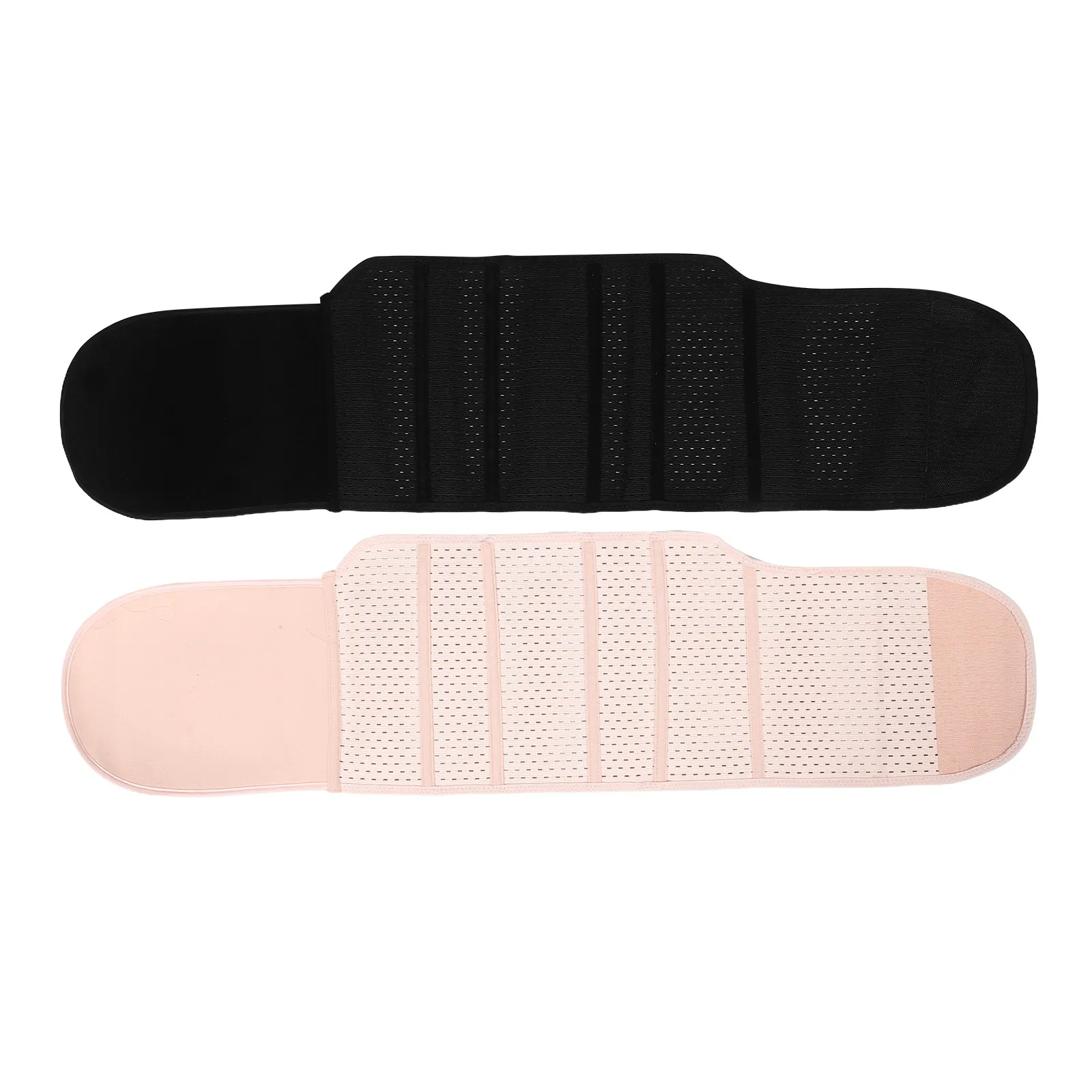2pcs Postpartum Belly Binder – Breathable Adjustable Abdominal Support Waist Band for Body Shaping