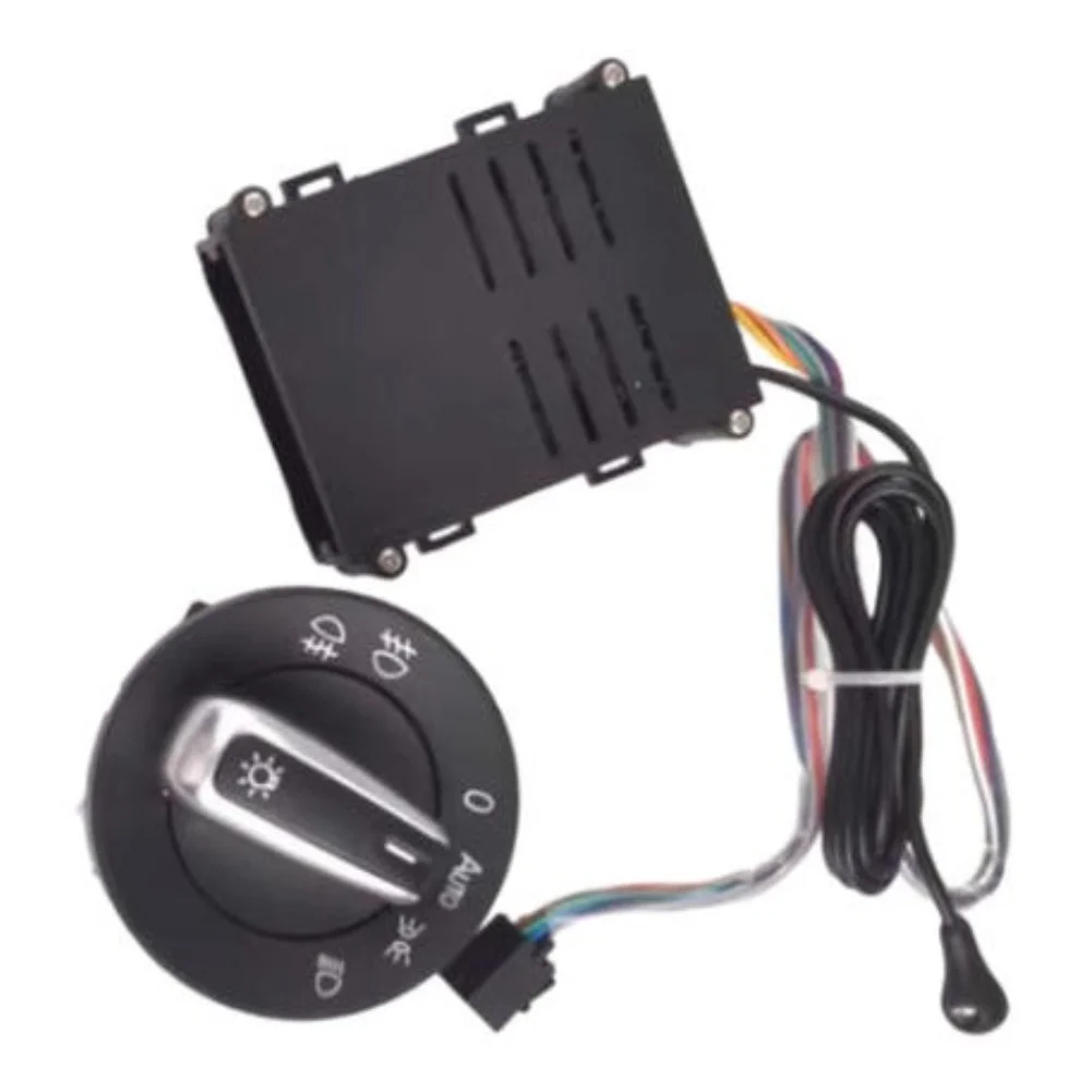 Auto Lighting Control Headlight Switch For Daily Driving Black Replacement Fog Light Switch Reliable Connection