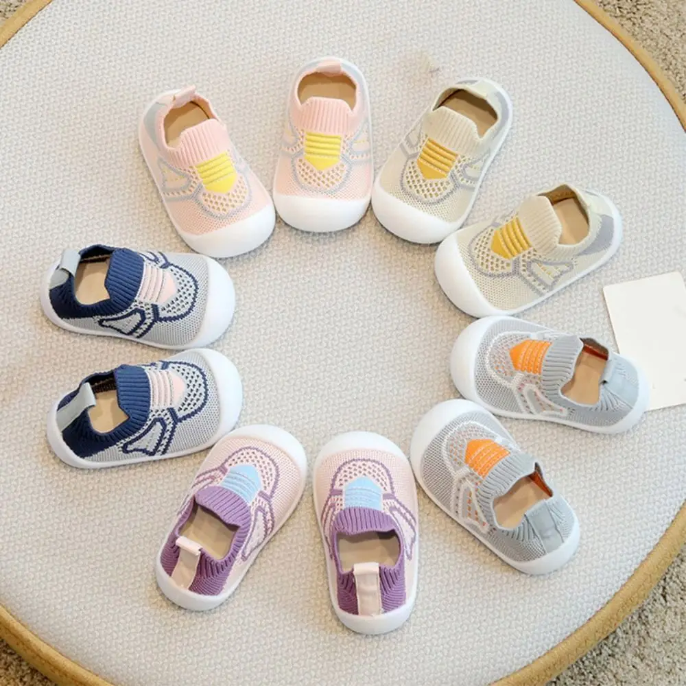أحذية أطفال شبكية قابلة للتنفس بتصميم شبكي مضادة للانزلاق من قماش قابل للتنفس، نعل ناعم وخفيف الوزن #3