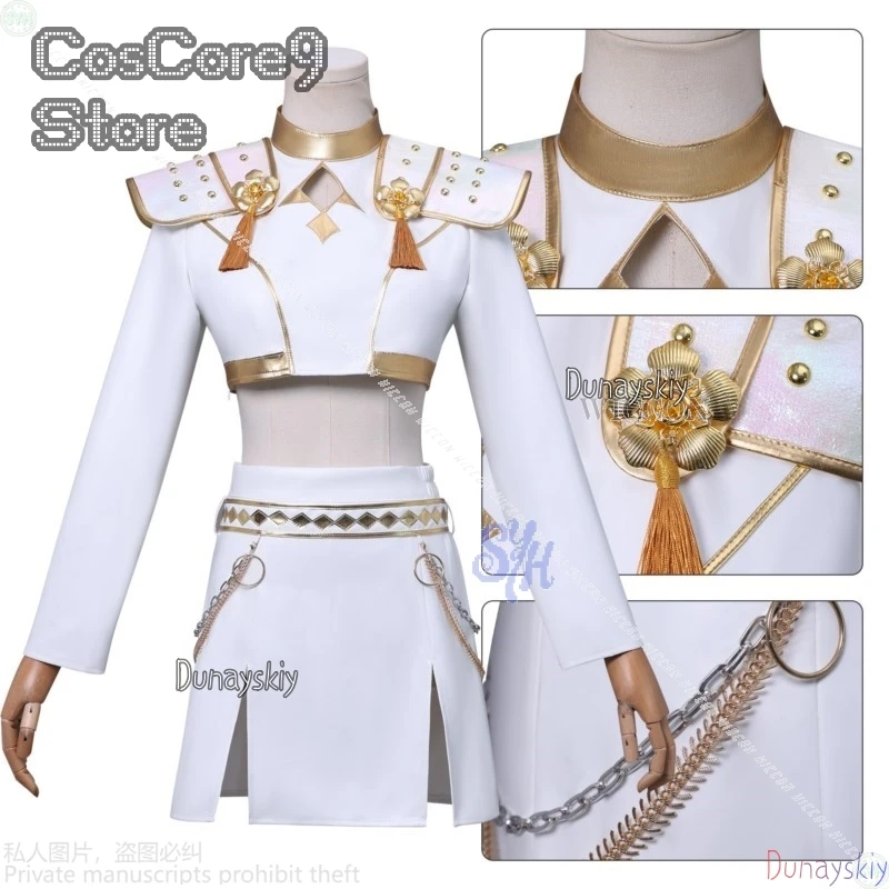 فيلم Kpop شيطان تأثيري الأبيض كوريا المعبود مثير زوي ميرا رومي هنتركس ما يبدو مثل المرحلة موحدة صغيرة للهالوين كوسبف #1