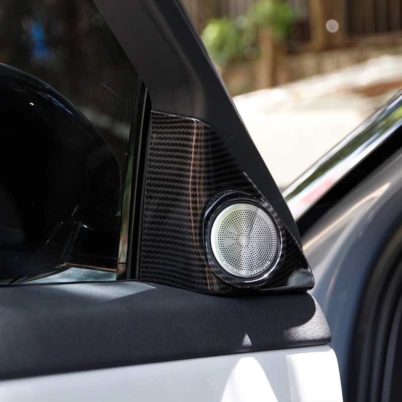 For Land Rover Range Rover Evoque L551 2020 Car Pillar A Audio Speaker Tweeter Frame Cover Trim ABS Horn protection accessories